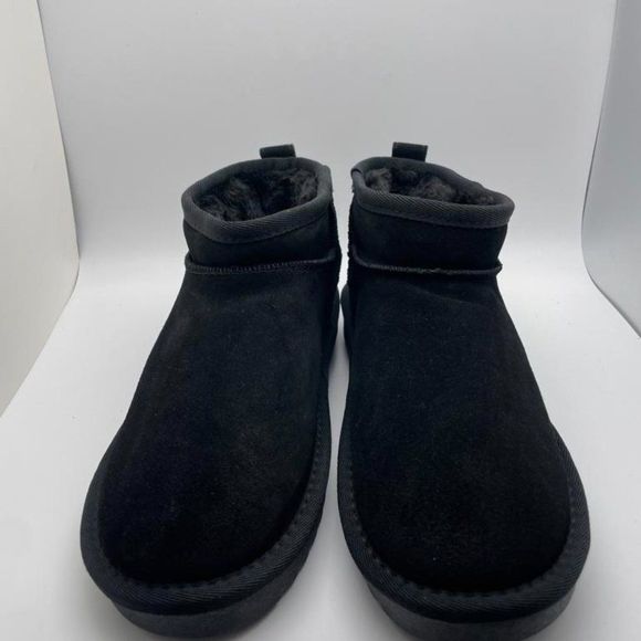 CUSHIONAIRE Women's Cozy pull on boot 6.5 W Black - Picture 3 of 6